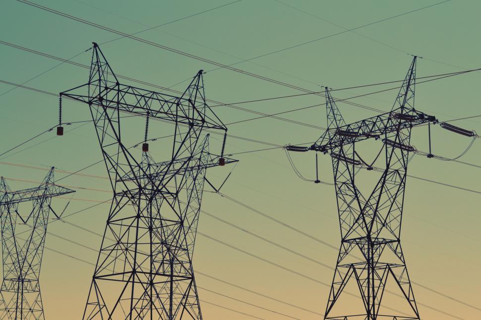 electric-power-lines-against-evening-sky