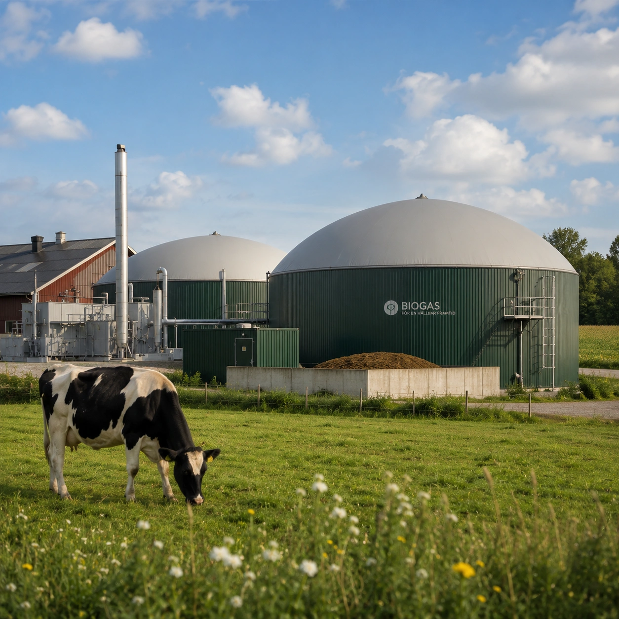 Biogas farm